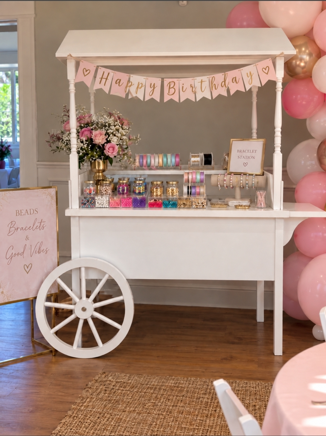Little Luxe specialty bar styled for an event